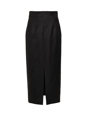 Alexander McQueen Pinstriped Pencil Skirt
