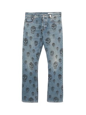Alexander Mcqueen Skull-Print Jeans