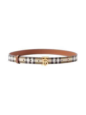 Burberry Vintage Check Logo-Buckle Belt