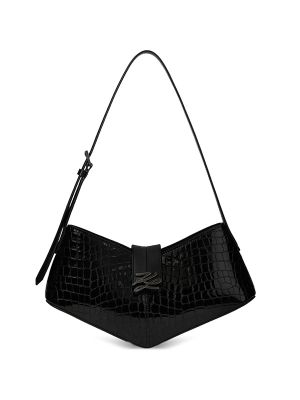 Karl Lagerfeld Karl Studio K/Autograph Croc-Effect Leather Shoulder Bag