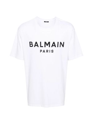 Balmain Logo-Print Cotton T-Shirt