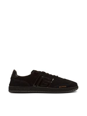 Balmain Swan Suede Sneakers