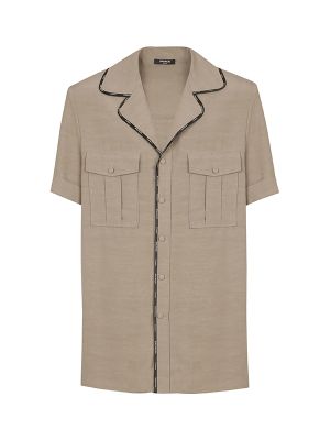 Balmain Contrast-Trim Shirt