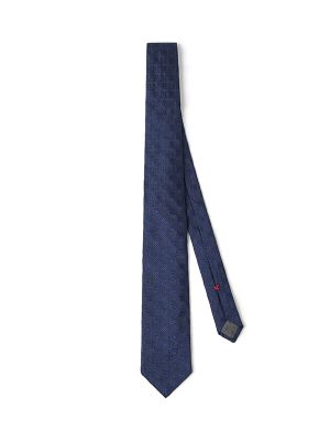 Brunello Cucinelli Geometric-Embroidery Silk Tie