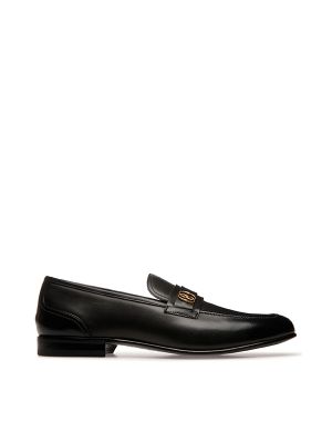 Bally Sadei Logo-Plaque Leather Loafers