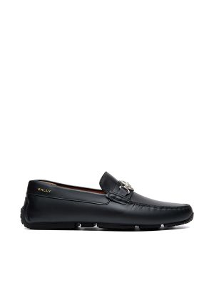 Bally Logo-Plaque Leather Loafers