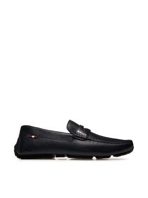 Bally Palsy Grained-Leather Loafers