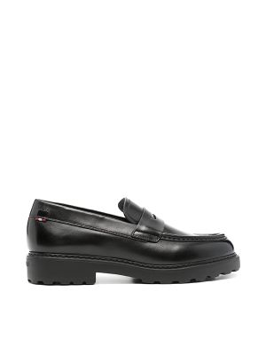 Bally Logo-Debossed Leather Loafers
