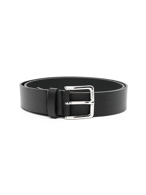 Boss Logo-Engraved Leather Belt