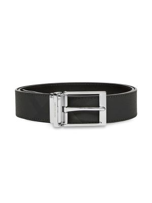 Burberry Reversible Check Leather Belt