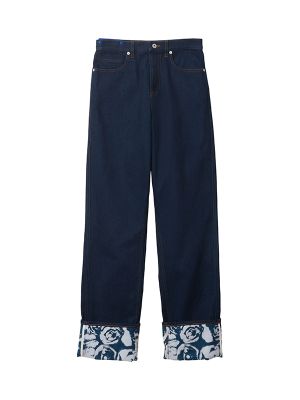 Burberry Logo-Patch Straight-Leg Jeans