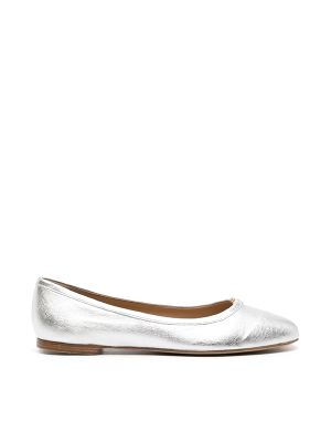 Chloé Marcie Metallic Leather Ballerina Shoes