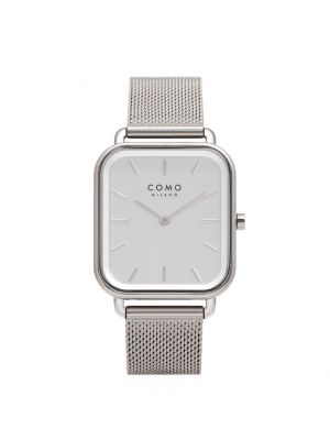 Como Milano Square Mesh Stainless Steel Watch