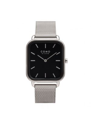 Como Milano Square Mesh Stainless Steel Watch