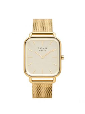 Como Milano Square Mesh Stainless Steel Watch