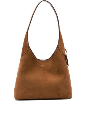 Coach Brooklyn 28 Suede Shoulder Bag