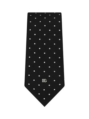 Dolce & Gabbana Polka Dot-Print Silk Tie