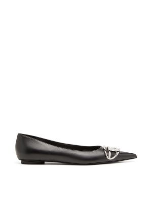 Diesel D-Venus Leather Ballerina Shoes