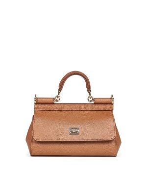Dolce & Gabbana Dauphine Calf Leather Top Handle Bag