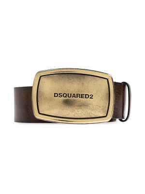 Dsquared2 Logo-Plaque Buckle Belt