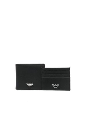 Emporio Armani Logo-Plaque Wallet Set
