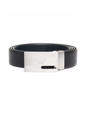Emporio Armani Logo-Buckle Leather Belt