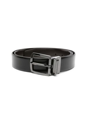 Emporio Armani Smooth-Grain Leather Belt