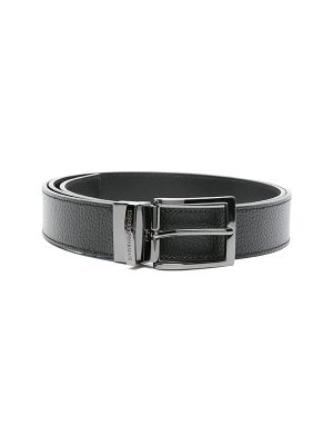 Emporio Armani Grained Leather Belt