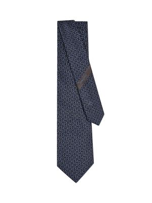 Ferragamo Diagonal Gancini Jacquard Tie