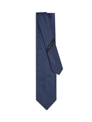 Ferragamo Gancini-Jacquard Tie
