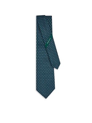Ferragamo Gancini-Jacquard Tie