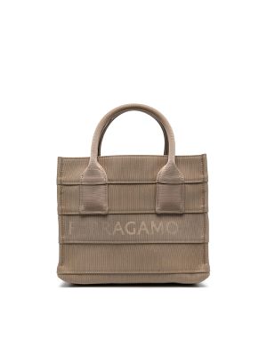 Ferragamo Signature (S) Cotton-Blend Tote Bag