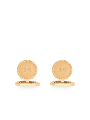Dolce & Gabbana Engraved-Logo Cufflink