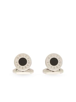 Dolce & Gabbana Logo-Engraved Cufflinks