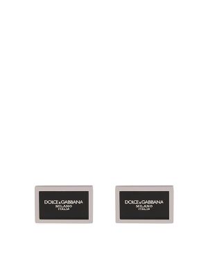 Dolce & Gabbana Logo-Plaque Cufflinks