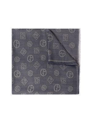 Giorgio Armani Monogram-Jacquard Scarf