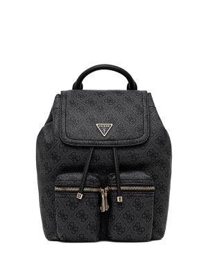 Guess Usa Manhattan Monogram-Pattern Backpack