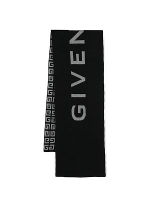 Givenchy 4G-Jacquard Wool-Blend Scarf