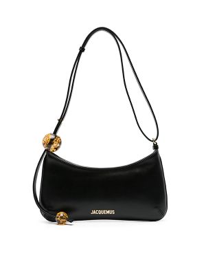 Jacquemus Le Bisou Perle Leather Shoulder Bag
