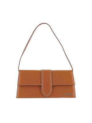 Jacquemus The Long Bambino Leather Flap-Closure Shoulder Bag