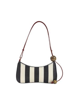 Jacquemus The Bisou Perle Striped Shoulder Bag