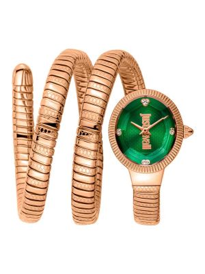 Just Cavalli Signature Snake Wrap Around Watch