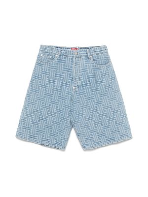 Kenzo Weave Denim Shorts