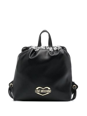 Love Moschino Logo-Print Heart-Motif Tote Bag