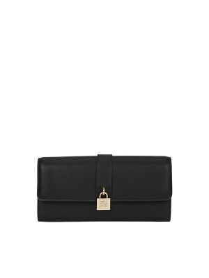 Karl Lagerfeld K/Autograph Padlock Leather Wallet