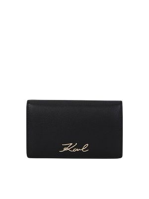 Karl Lagerfeld Signature Leather Wallet