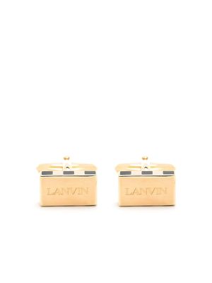 Lanvin Logo-Engraved Cufflinks