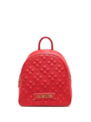 Love Moschino Quilted Logo-Detail Backpack
