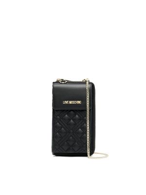 Love Moschino Quilted Chain-Strap Wallet