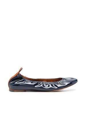Lanvin Patent Leather Ballerina Shoes